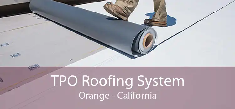 TPO Roofing System Orange - California