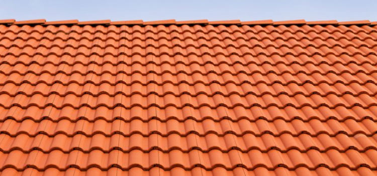 Concrete Clay Tile Roof Orange