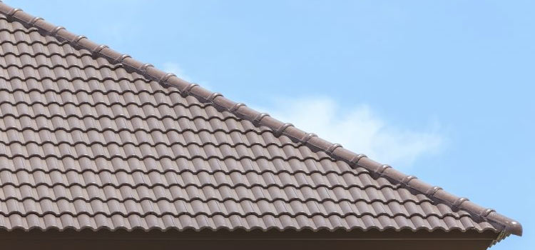 Concrete Ridge Tile Roofing Orange